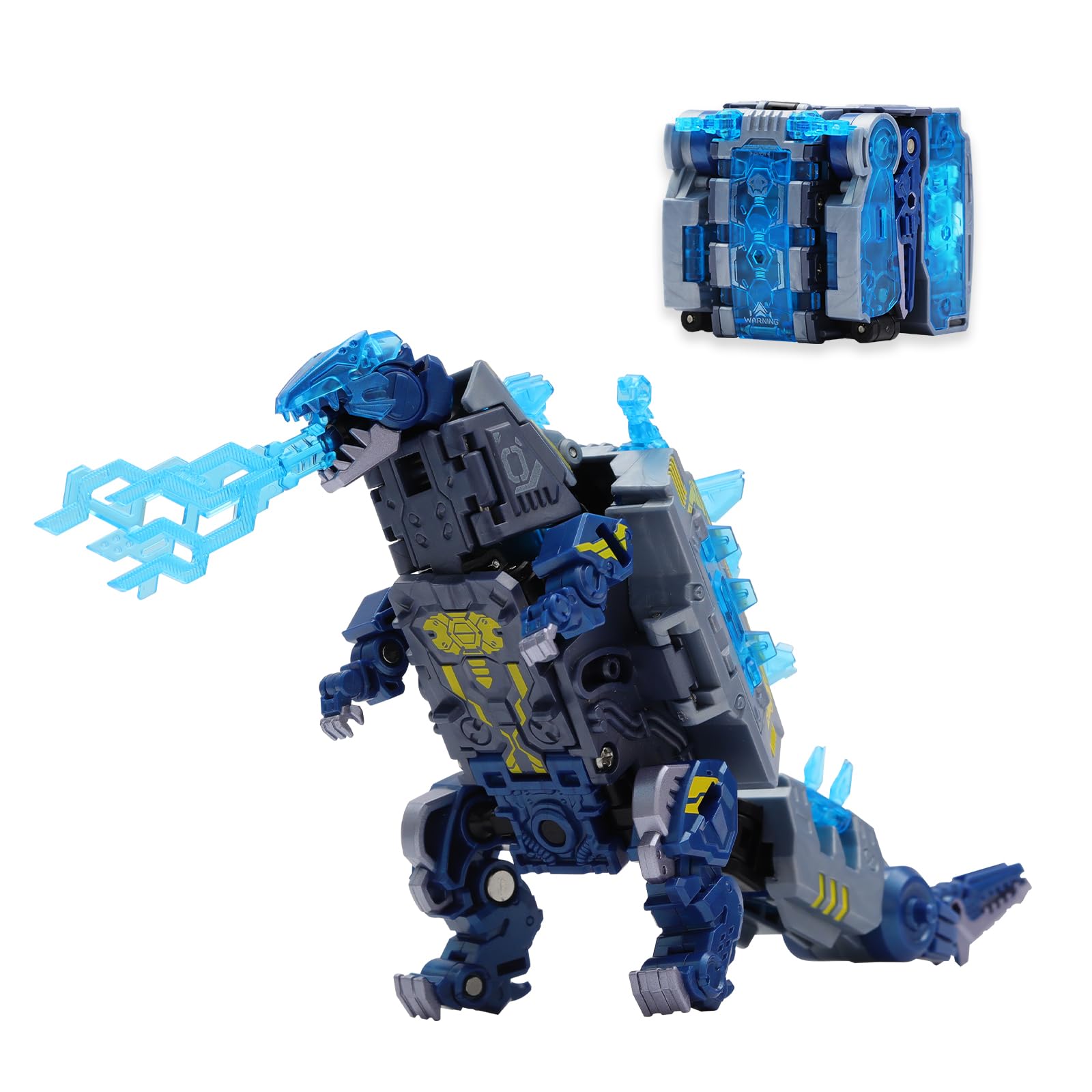 

BEASTBOX 52TOYS SUBZERO Трансформирующийся куб в высокоартикулированную экшн-фигурку Превращается в меху-зверя или Батарейки не требуются Идеальный подарок для и коллекционеров синий