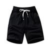 Men's Plus Size Japanese Trendy Linen Beach Shorts - Casual, Loose, Mid-Length, and Lightweight.
