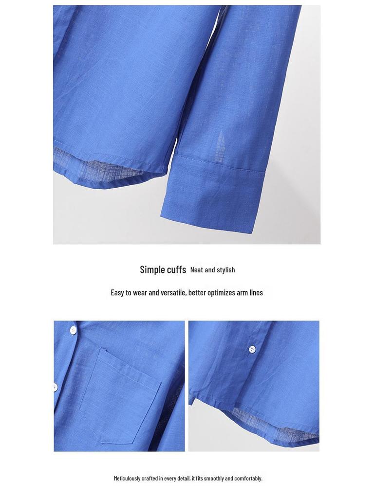 Women's Premium Linen-Cotton Shirt - Early Autumn 2025 Design