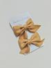 2 Pcs Blue Bow Barrettes Hair Clips Elegant Temperament For Women Girls Party Hair Accessories