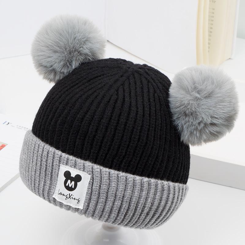 Cozy Infant Hat: Soft Double-Layer Cap for Boys & Girls (0-12 Months) - Perfect for Autumn & Winter
