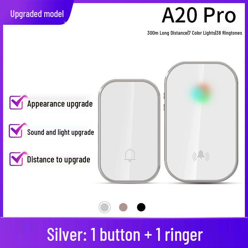 Wireless Smart Long-Range Doorbell & Elderly Pager