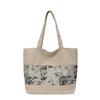 Bag Handheld Girl Spring New Versatile Canvas Bag Large Capacity Tote Bag