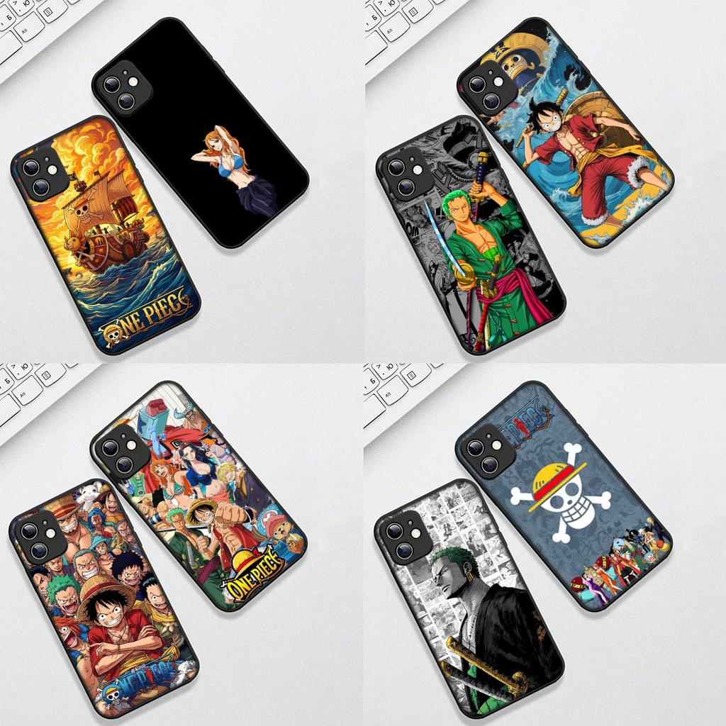 For Samsung Galaxy S24 S25 S23 FE Ultra Plus S7 Edge S25+ S23+ A56 5G Phone Cover Soft Case Nami One Pieces Luffy Roronoa Zoro