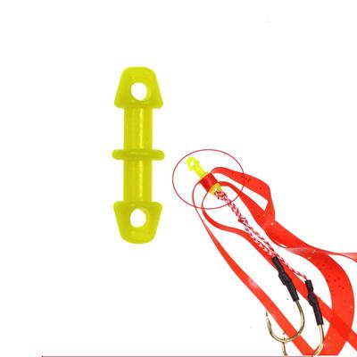 Bimoo 20/50pcs Snapper Skirts and Rubber Tie Fixed Parts For Red Snapper Saltwater Sea Fishing Hook Jig H