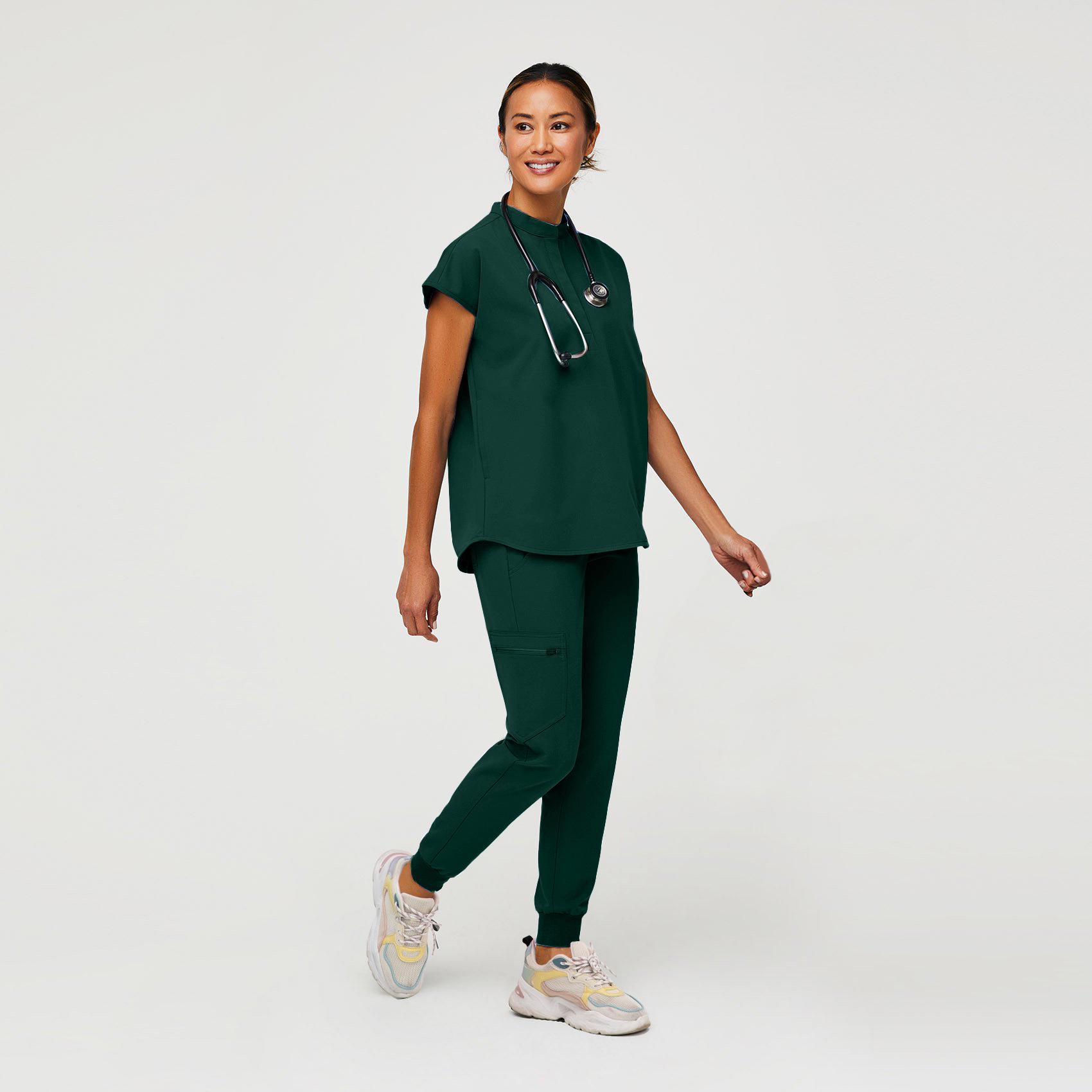 

Women s Sleeveless Dental Scrub Suit - Short Sleeve Nurse/Doctor Operating Room Gown Medium