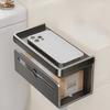 Bathroom Tissue Box Roll Paper Holder Double Layer Wall-Mounted Phone Holder Tissue Dispenser Living Room Tissue Holder