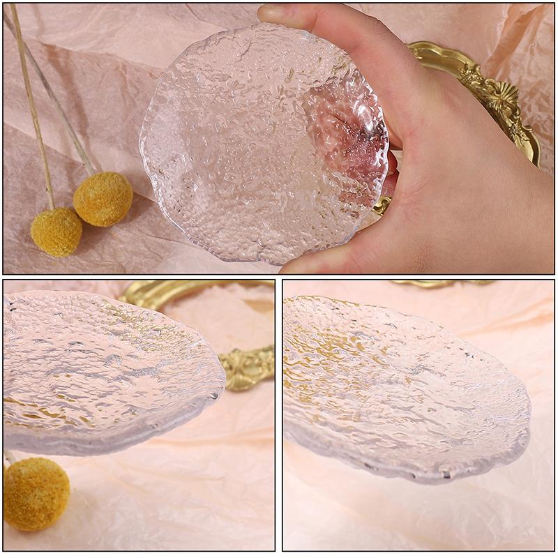Glass Display Board Color Palette Jewelry Nail Art Photography Props Photography Background Cloth Transparent Storage Tray