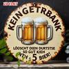 Metal Tin Sign Retro Art 20x20cm Home Wall Decor