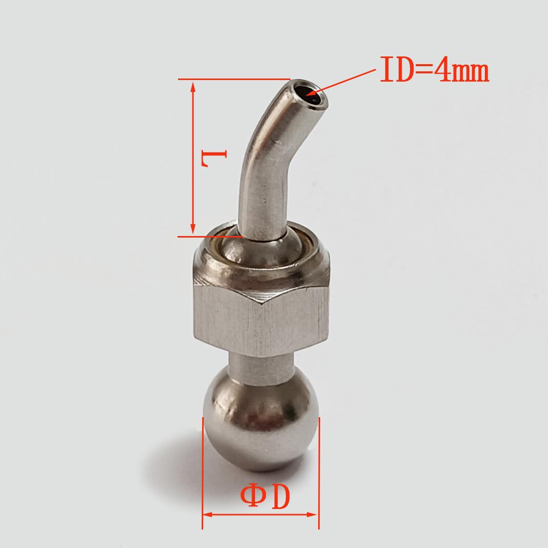 

Stainless Steel Ball Coolant Hose Nozzles For CNC Lathes Toolholder Special Tooling VDI Holders CNC Lathe Tooling Screw φ15-L:150mm