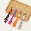 Handmade Multi-color Woven Polyester Keychain Bag Pendant Ornament