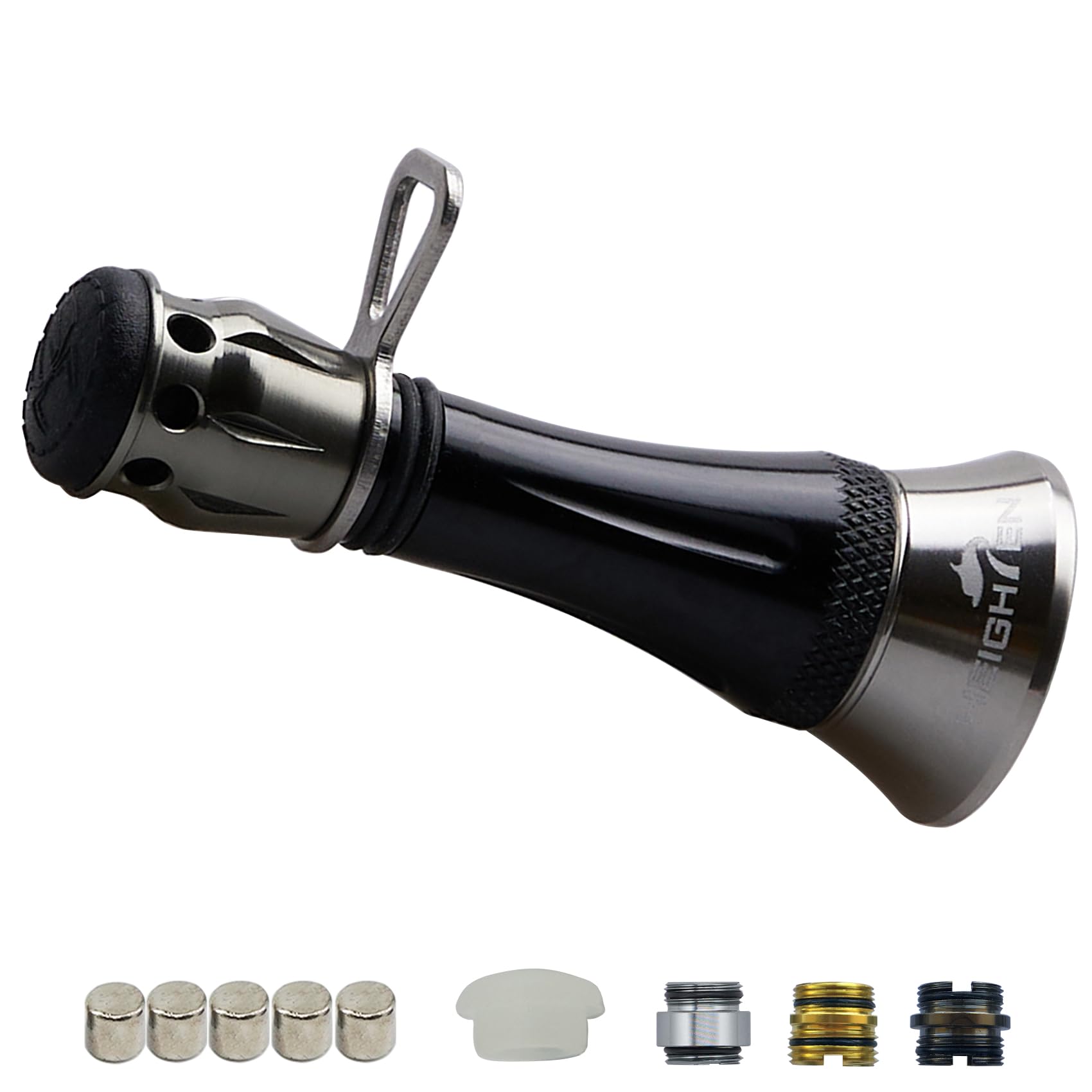 

HEIGHTEN 48мм Подставка для катушки Пользовательский балансир для спиннинговых катушек Abu Garcia Светящийся стопор лески с крючком (Улучшен) Катушки, Держатель, (Черный и бронзовый) (640)