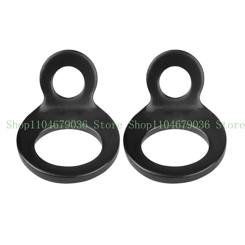 D-Ring Tie Down, Small Steel D-Rings Lashing Rings for Motorcross/Dirt Bike/ATV Tie Down Strap Rings 1 set of 2