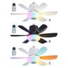 Socket Fan Light with Remote Socket Ceiling Fan Adjustable Wind Speed Light Bulb Fan Timing Wireless Fan for Living Room Bedroom