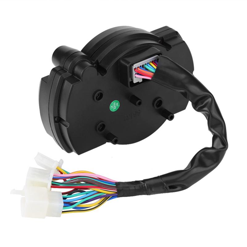 NEU-Universelles LCD Digitales Motorrad Kilometerzähler Tacho Instrument Für KOSO Einstellbar Max 299KM/H 7 Farben Armaturenbrett