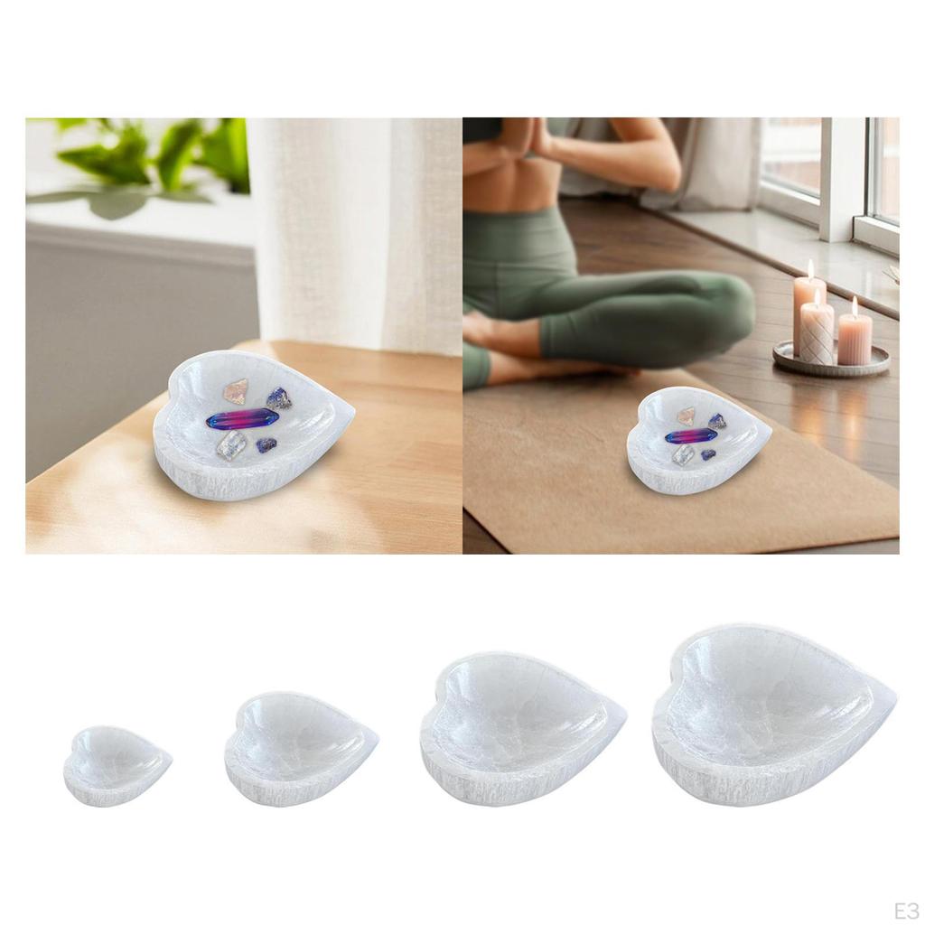 Selenit Schale Aufladen Handwerk Ornament Tischaufsatz Einzugsgeschenk Entspannung Einfach