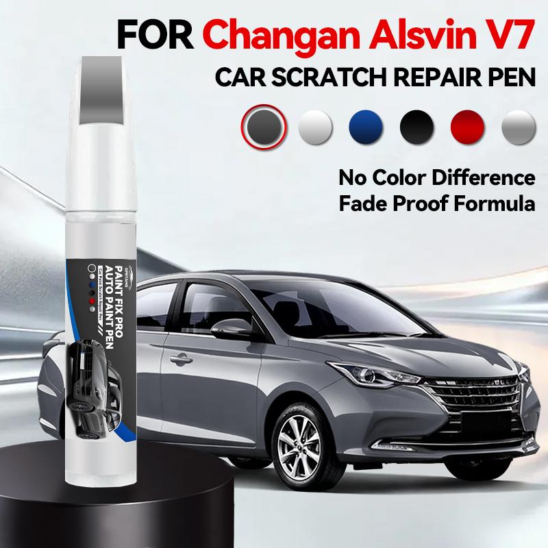 Paint Repair Pen Touch Up Scratch Remover DIY Auto Accessories Silver White Blue Red For Changan Alsvin V7
