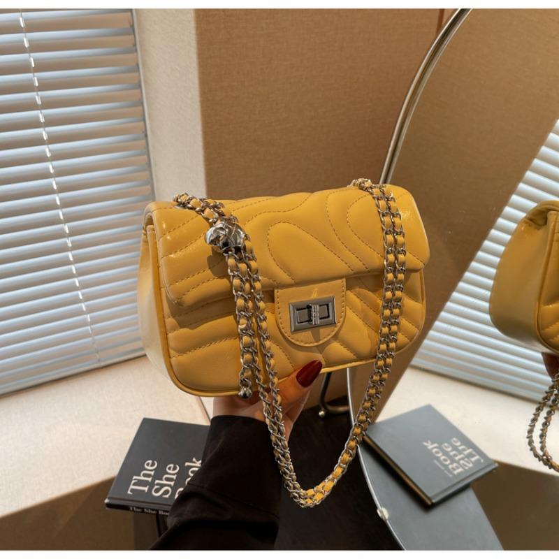 Premium small bag, new summer versatile chain, shoulder messenger bag, small square bag.