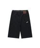 Gicheol Double Waist Bermuda Cotton Pants (Black)