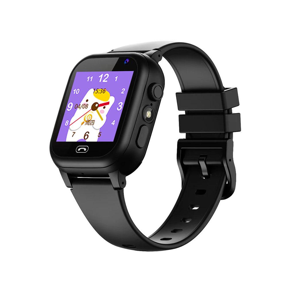 

4G SIM Card Kids Smartwatch LBS GPS Positioning+WiFi Location Calling Smart Watch USB Charging Sports Watches for Children чорний