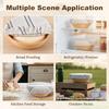 3 Pcs Bread Proofing Bowl Covers, Reble Bowl Covers for Bread Proofing, 9/10/13 Inches Basket Linen Cloths Cover, Elastic Linen Breads Proofings