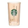 Starbucks Valentine's Day 2025 Heat-Resistant Double-Walled Glass, Beige, 355ml