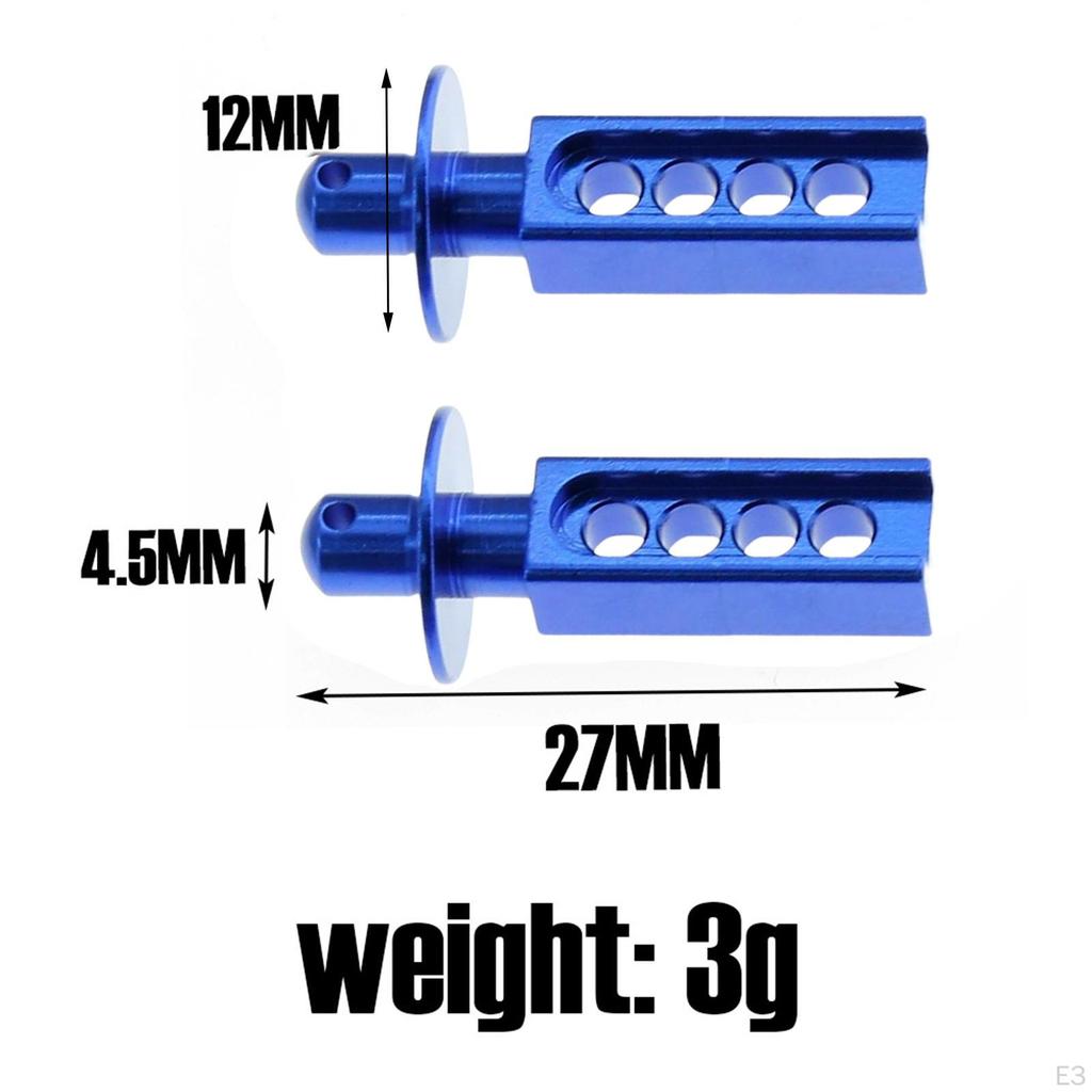 2 Pieces 1/16 Metal Front Body Shell Fixed Posts for Mini RC Spare