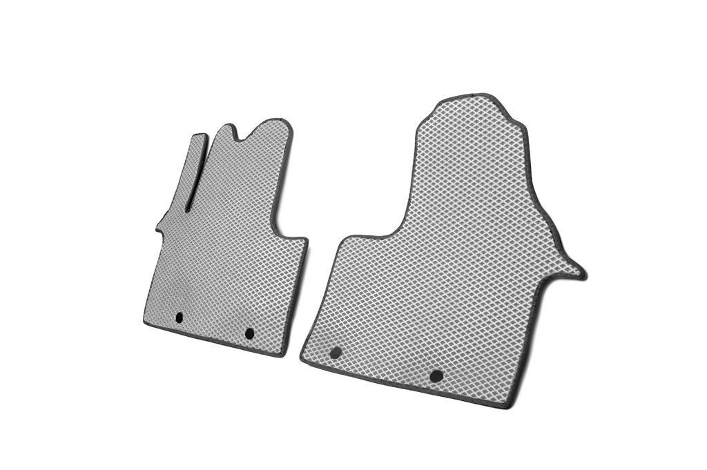 Covoare (2 buc, EVA, gri) pentru Opel Vivaro 2015-2019