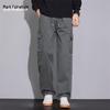 MARK FAIRWHALE Men's American Style Cotton Cargo Pants