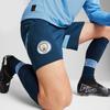 Puma Manchester City 24/25 Shorts With Logo Pattern And Color Block Design Men Shorts Ocean-Blue 775114-54