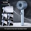 Shengbai Light Blue 5-Gear Pressurized Handheld Shower Head