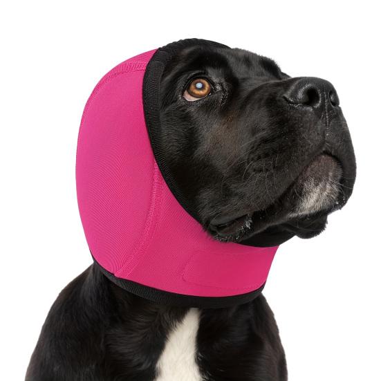 Noise Cancelling Ear Wrap, No Shake Dog Ear Muffs, Noise Reduction Earmuffs from Thunder Vacuum, Dog Calming Ear Wrap for Grooming Bathing Swimming