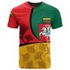 Lithuanian Flag and Emblem 3D Printed T-shirt Summer Round Neck Short Sleeve Sports Street Men's T-shirts