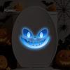 Halloween Ghost Face Decorations Glow In The Dark Sticker, Self-adhesive Shape Decals, Long-lasting Luminous Material Waterproof PVC Stickers,