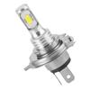 Headlight Fog Lamp LED Bulb Chip for Motorcycle Car WH4 Plug 80W DC 12V 24V(White 3000K )