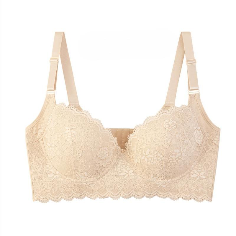 

Большой размер Весна и Лето Тонкое Сексуальное Кружево Память Косточки Сборка Регулируемое Нижнее Белье 50/115F телесный
