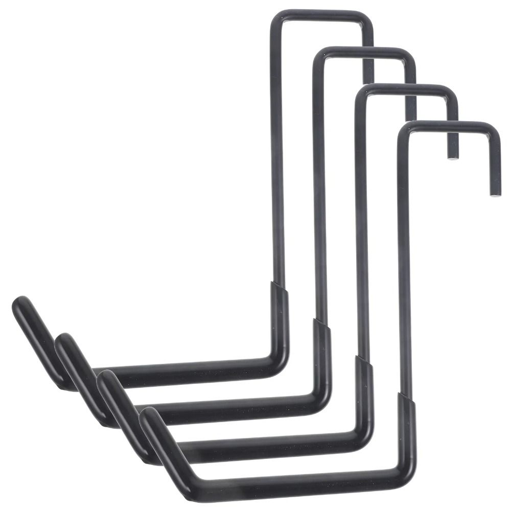 4Pcs Heavy Duty Rafter Hangers Hooks Anti-Slip Coated Metal Ladder Hanger For Bicycle, Ladder, Rope