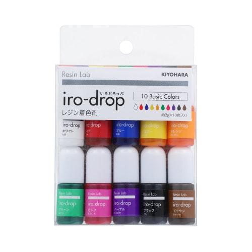 

KIYOHARA Resin Lab iro-drop resin colorant набор из 10 цветов базовый цвет RLID10S