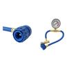 ALPINO Manometer Schlauch für Klimaanlagen Befüllventil LP-11 mm R134a