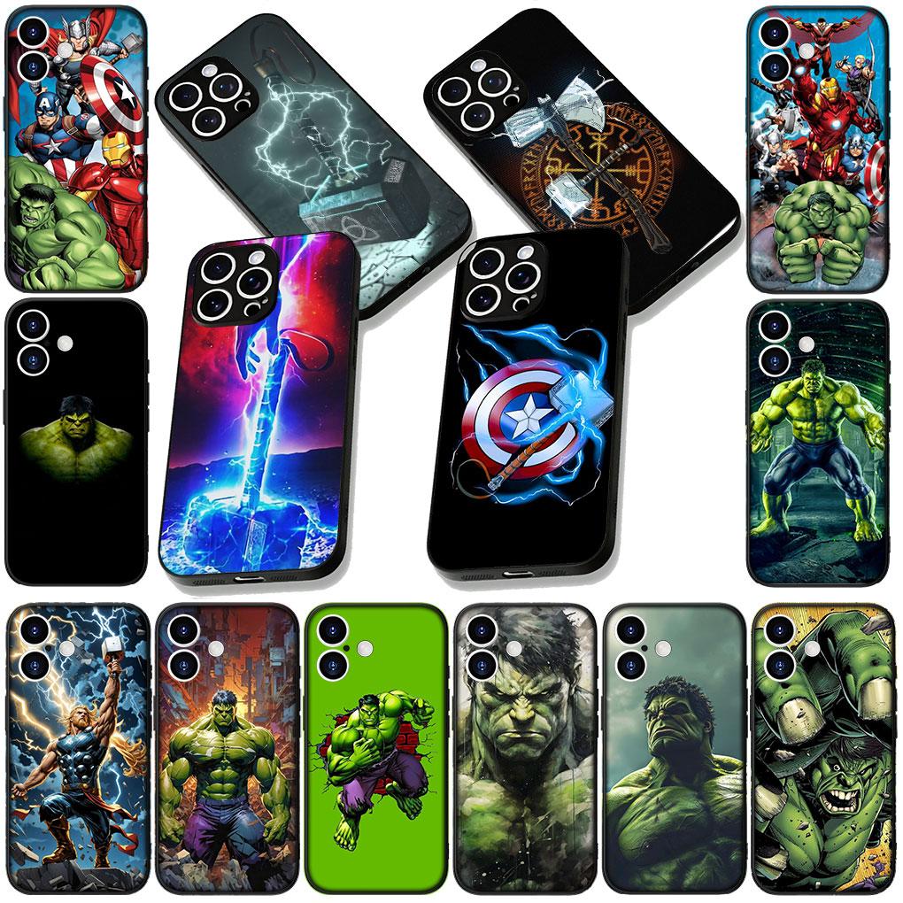Cover for Samsung Galaxy A05 A06 A14 A50 A51 A52 A12 A13 A17 A70 A07 A25 A26 A56 A23 M53 Case Thor Odinson Hammer Marvels Hulk
