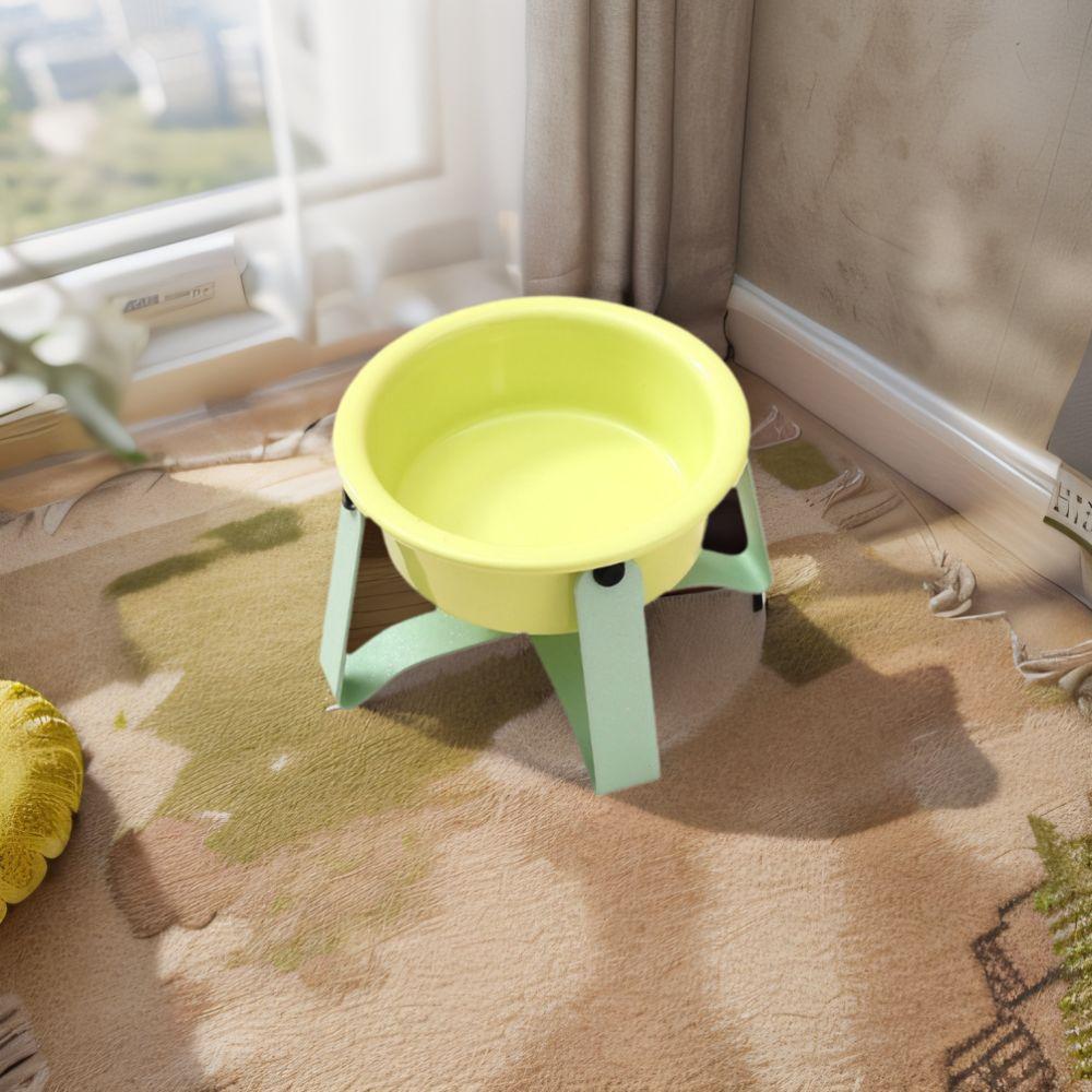 Iron Frame Protecting Cat Feeding Bowl Ceramics Drinking Water Bowl Creative Dog Food Bowl  Home