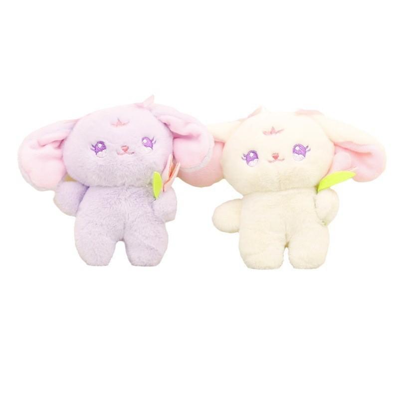 Adorable Plush Bunny Keychain Soft Stuffed Animal Doll Wedding Favor Toy