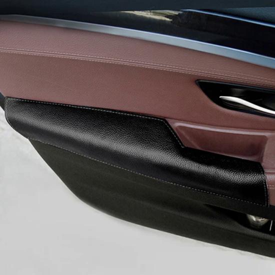 Echtes Leder Türarmlehnenbezug Für BMW 5er F10 F18 2011-2017 Auto Innenraum Fahrerseite Türarmlehne Griff Blende Bezug