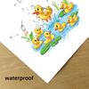 One Duck Toilet Sticker, a Plastic Bathroom Accessory Featuring a Playful Duck Design Suitable for Everyone