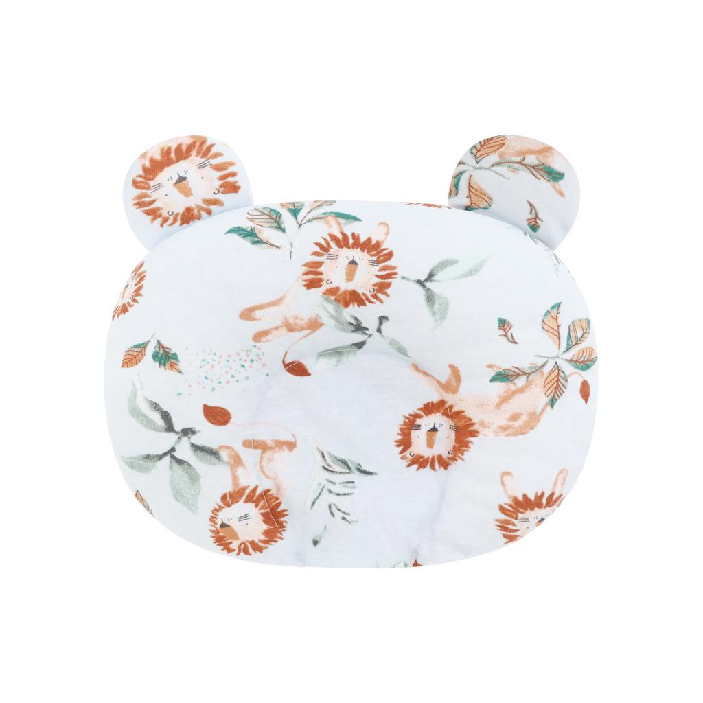 Cute Cartoon Baby Head Shaped Pillow Kawaii Bear Ears Baby Pillow Cute Round Head Shaped Pillow Soothing Sleeping Pillows