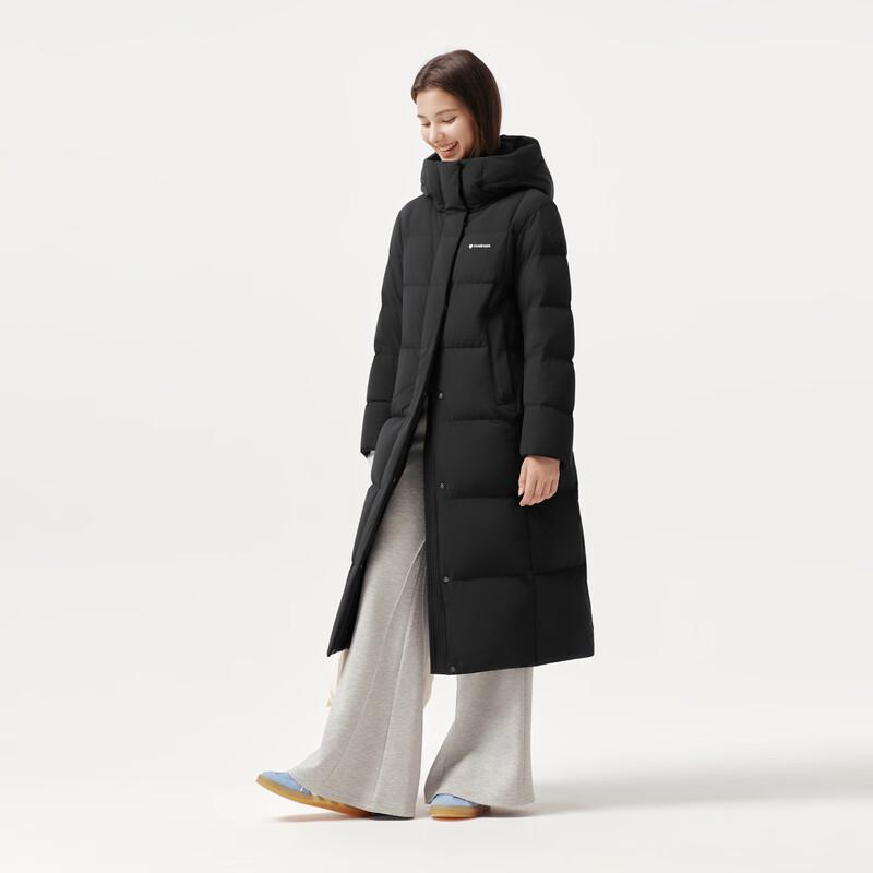 Tanboer Women's Long Thickened Hooded Down Jacket TB5530826A