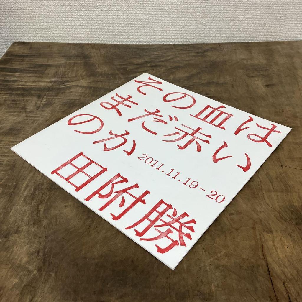[USED] Signed flyer by Tsuketa Tsukemasa Photobook "Is Your Blood Still Red?