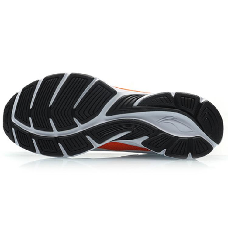 Li Ning Comfortable Slip Resistant Abrasion Resistant Low top Running Shoes Men's Standard White ARHP113-5