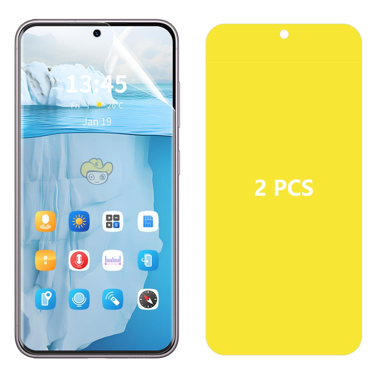

ENKAY HAT PRINCE 2Pcs For Samsung Galaxy S24 FE Screen Protector Transparent TPE+PET+TPU Hydrogel Film