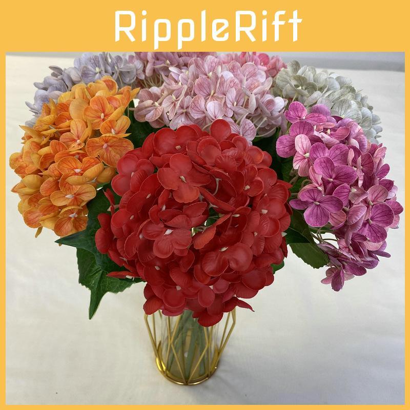 72 Realistic Petal Soft Touch Artificial Hydrangea Flowers Wedding Decor Home